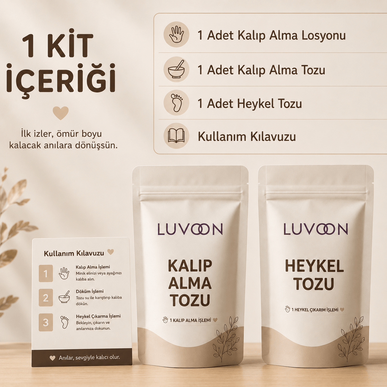 El Ayak Anı Heykel Kiti