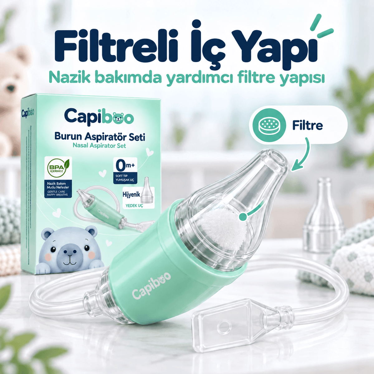 Bebek Burun Aspiratör Seti