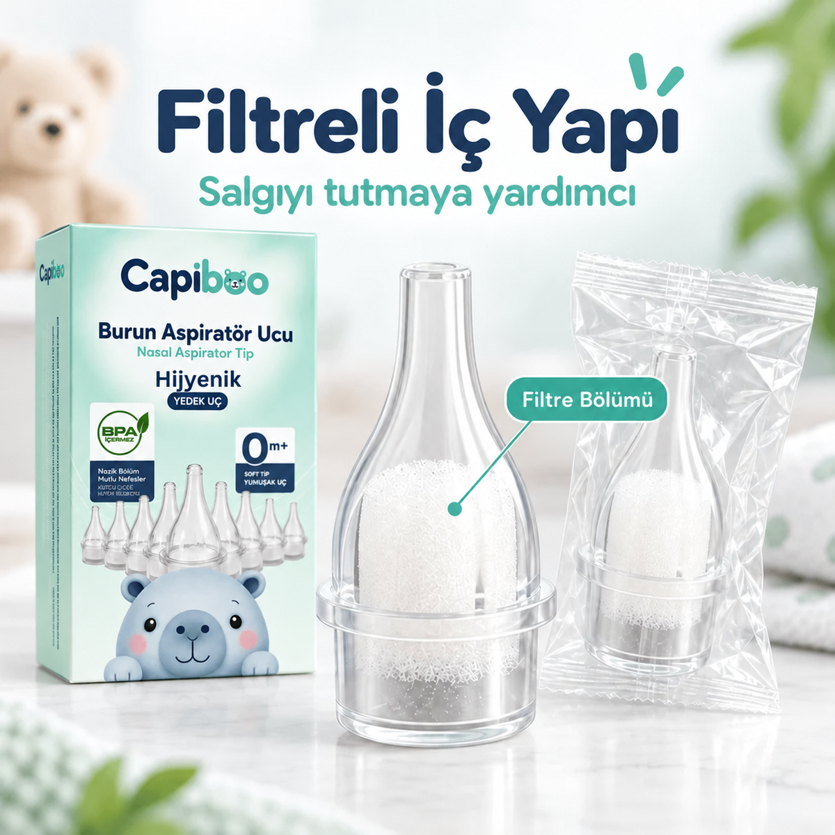 Bebek Burun Aspiratör Yedek Ucu