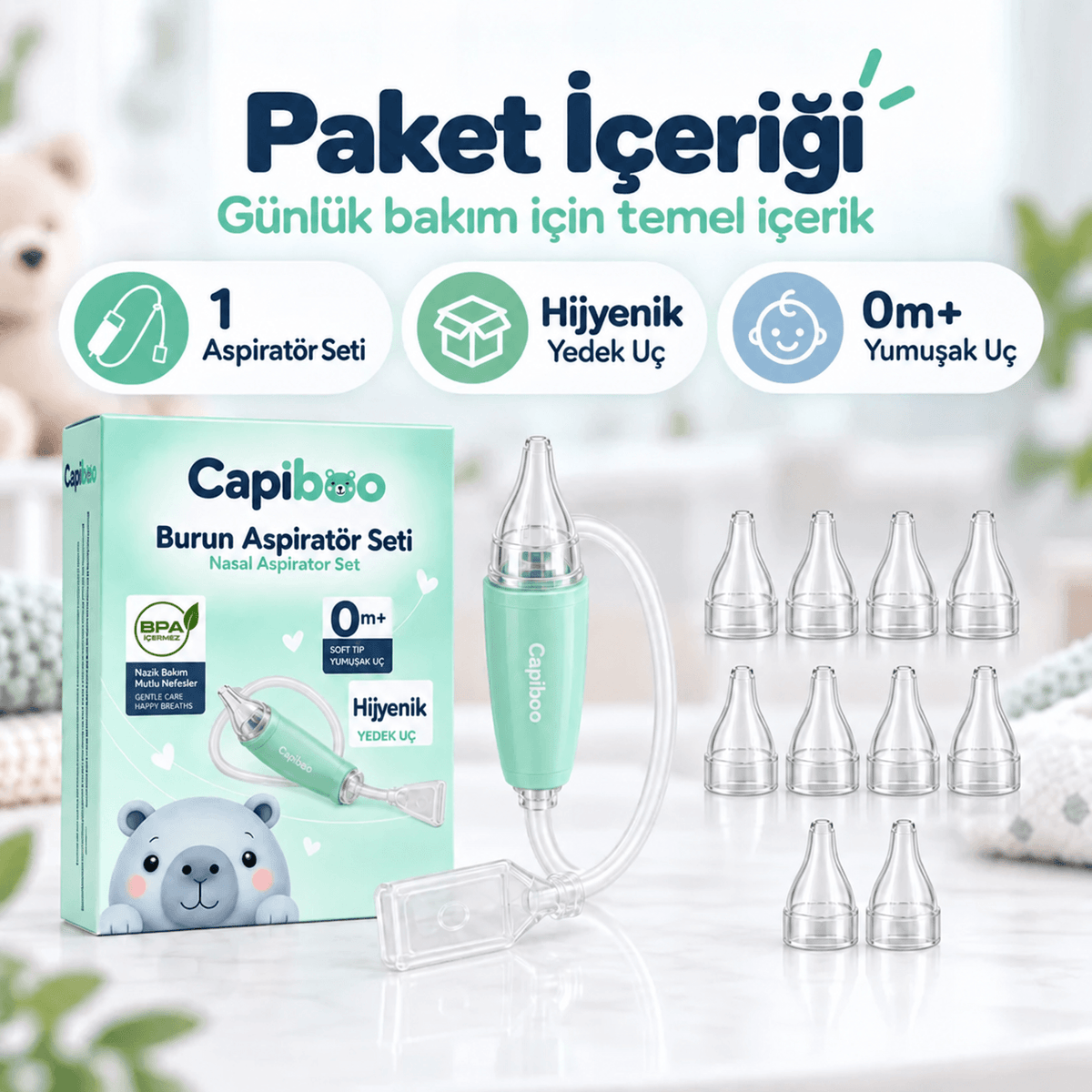 Bebek Burun Aspiratör Seti