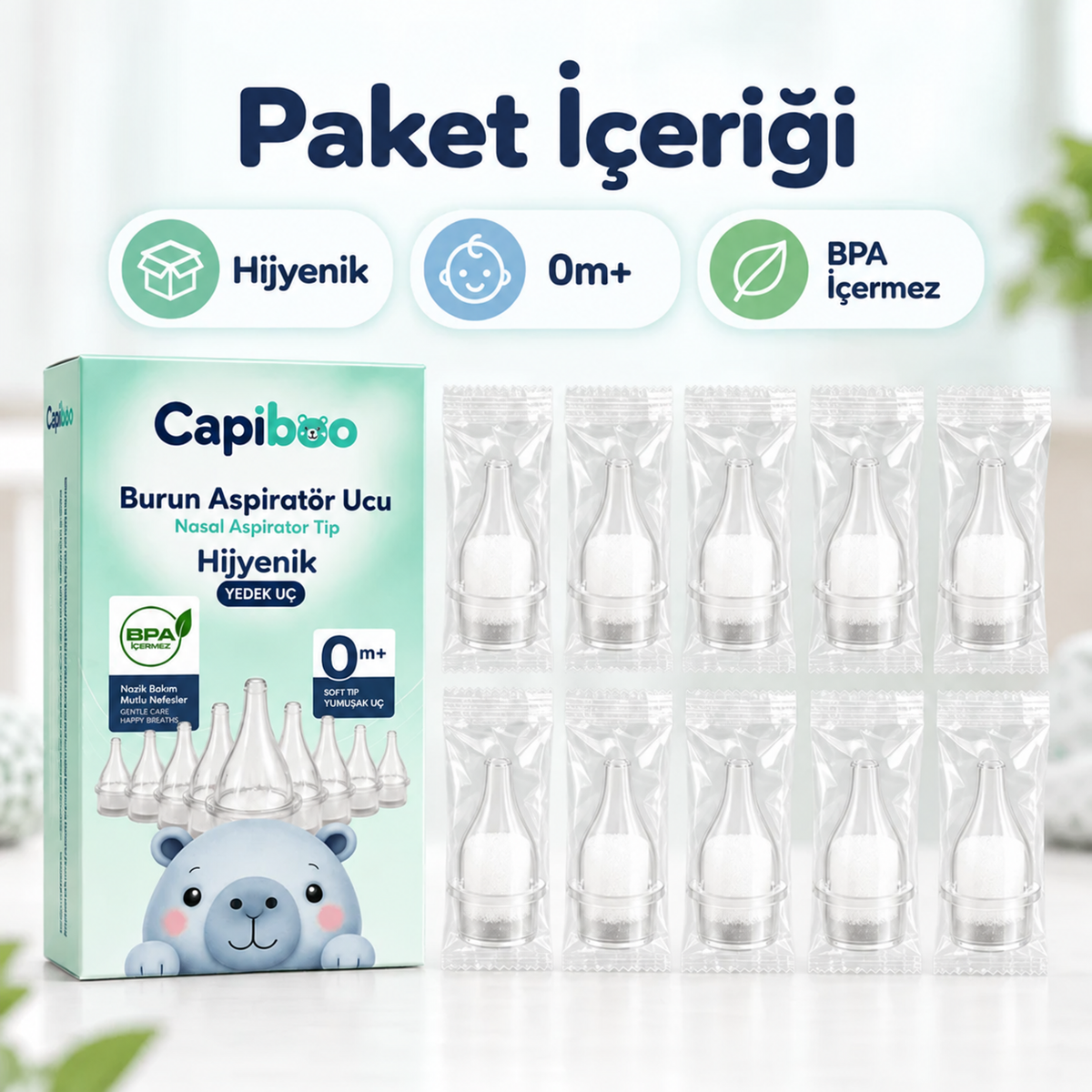 Bebek Burun Aspiratör Yedek Ucu