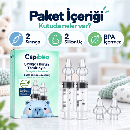 Bebek Şırıngalı Burun Temizleyici